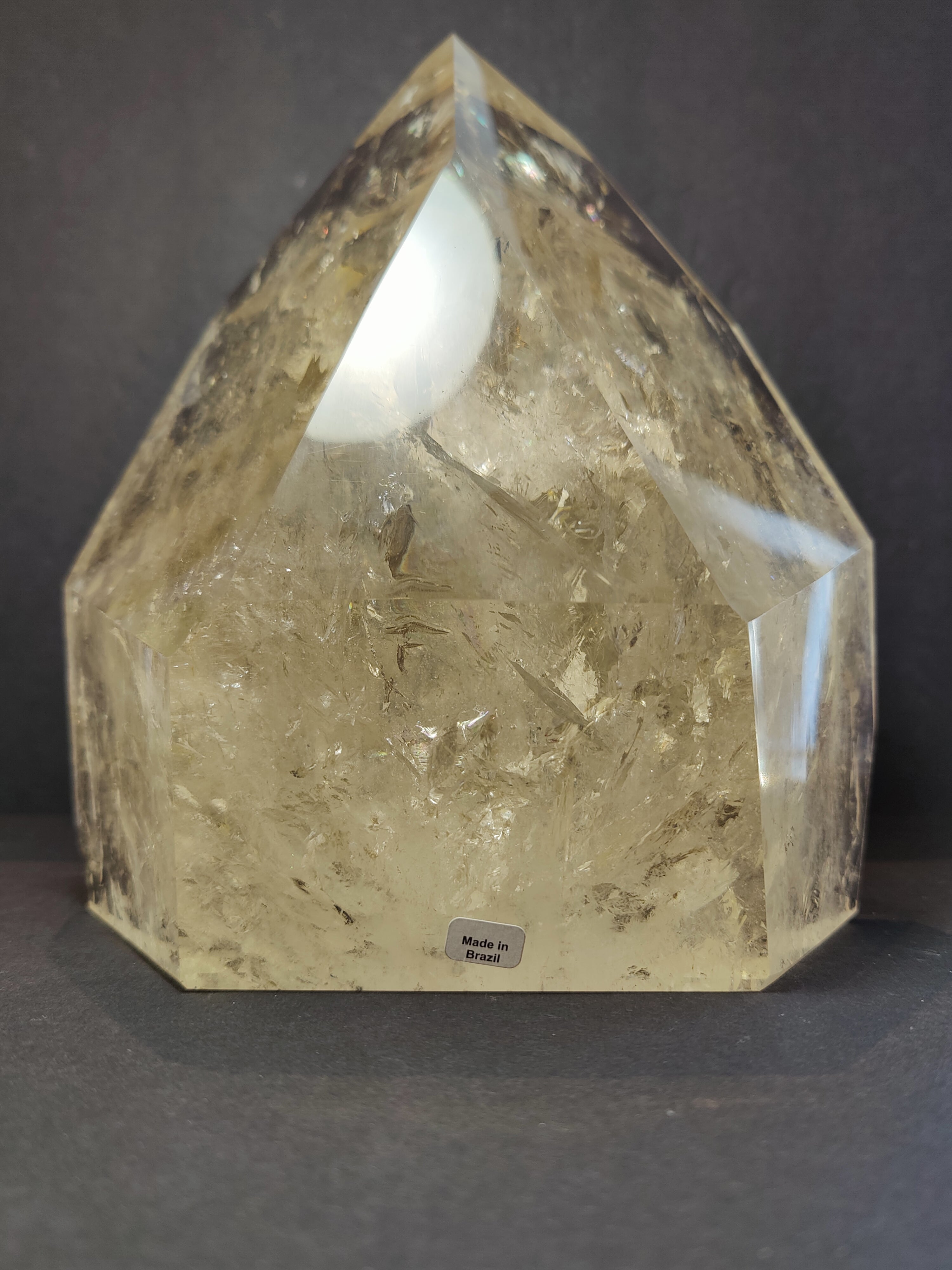 Natural Citrine Polished Point 4.1kg by Rare Earth Gallery - product image 2 for Resin Society