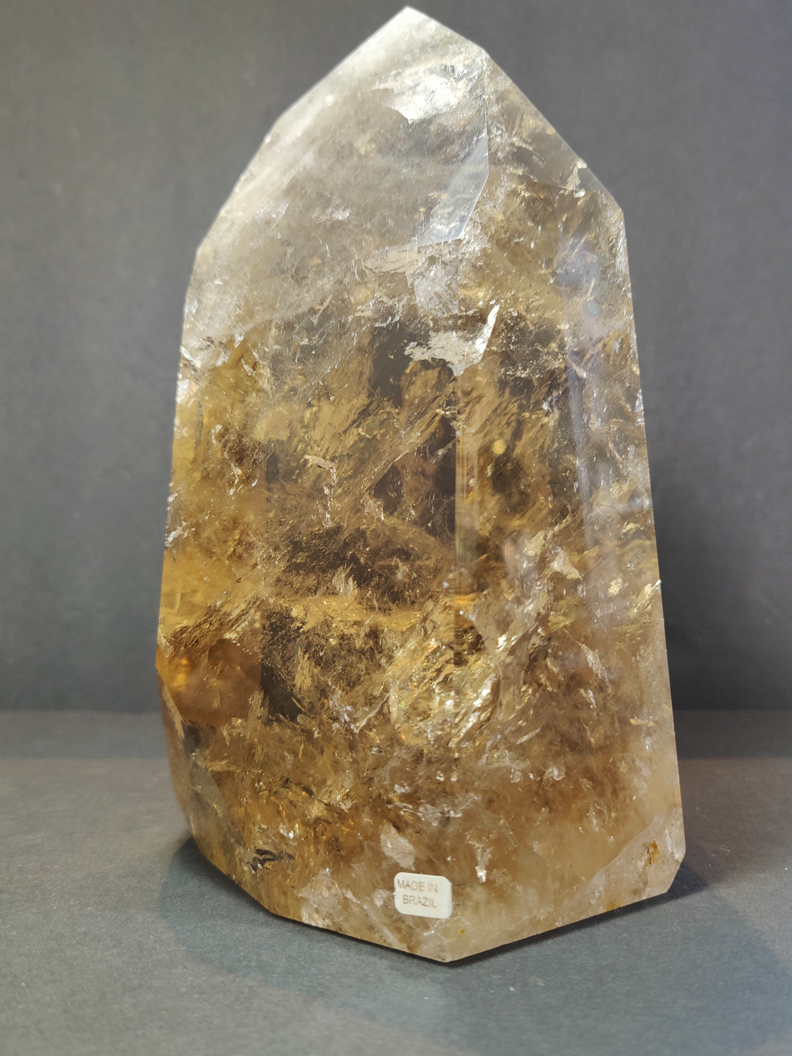 Natural Citrine Polished Point 4.53kg by Rare Earth Gallery - product image 6 for Resin Society
