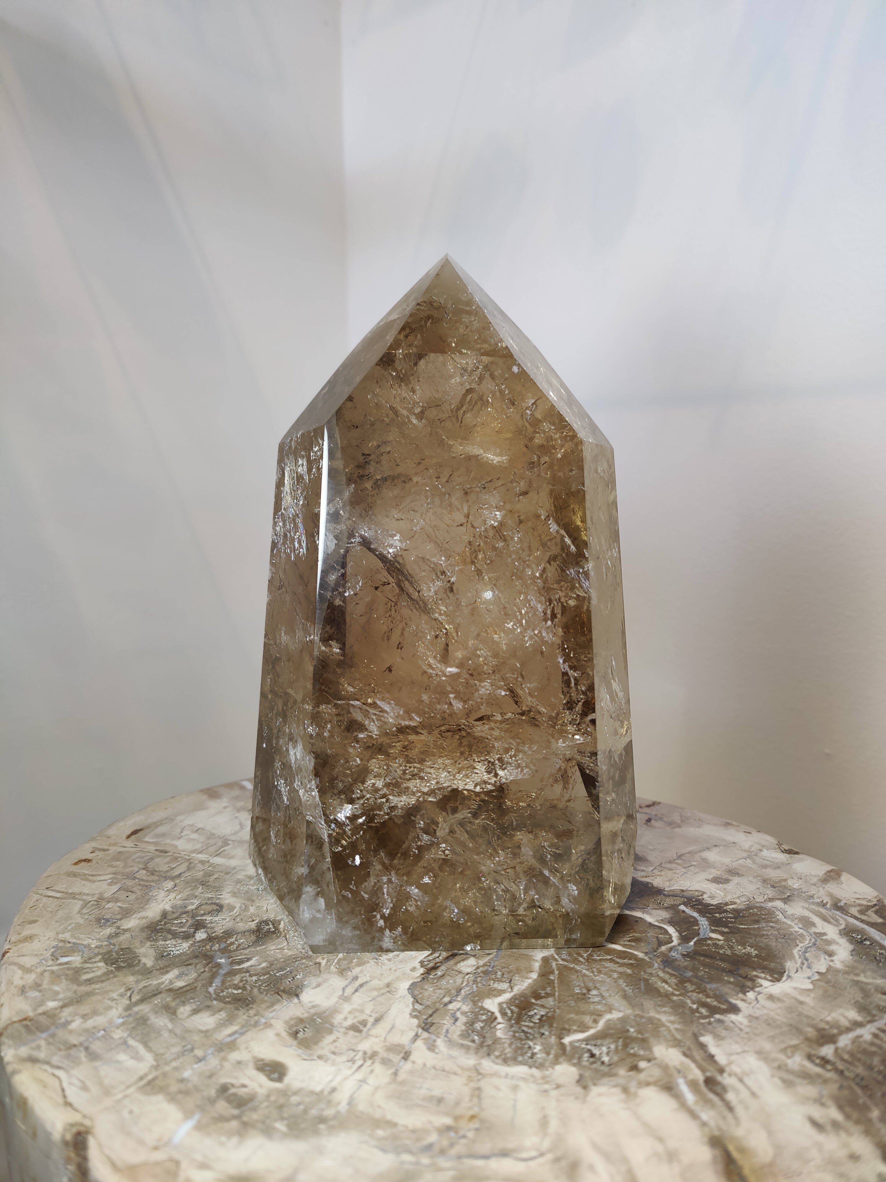 Natural Citrine Polished Point 4.53kg by Rare Earth Gallery - main product image for Resin Society