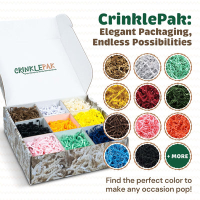 10lb White Iridescent Crinkle Paper by CrinklePak - product image 8 for Resin Society