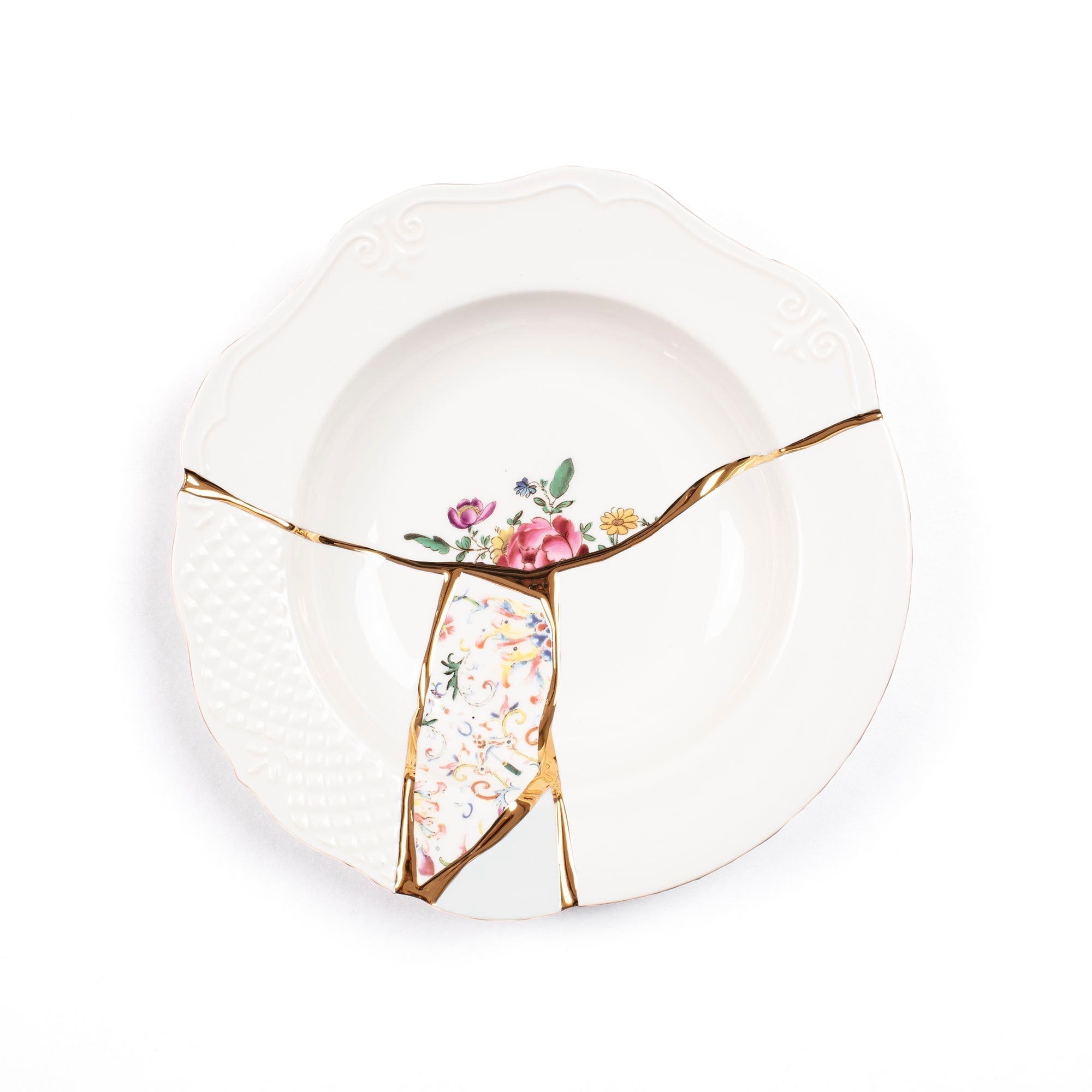 Kintsugi Soup plate 03 by DEKOR - Resin Society