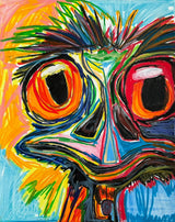 The Ostrich - Art Prints by Vichy's Art - Resin Society