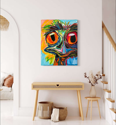 The Ostrich - Art Prints detail image - Resin Society