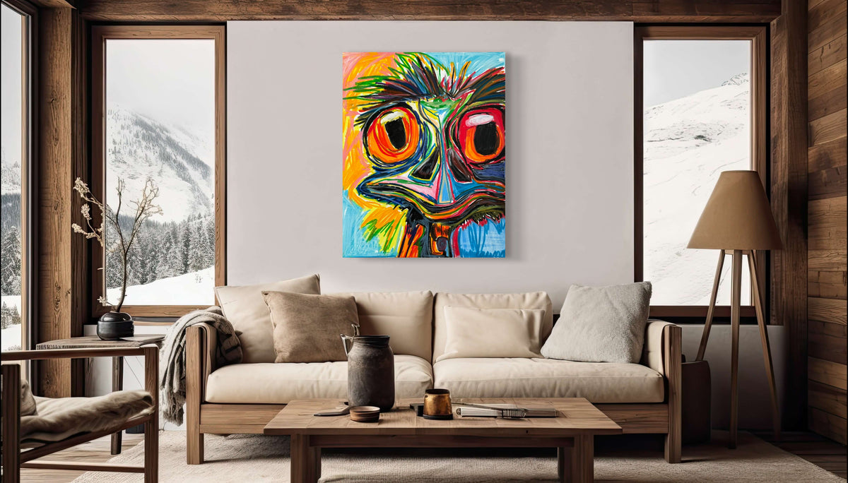 The Ostrich - Art Prints detail image - Resin Society