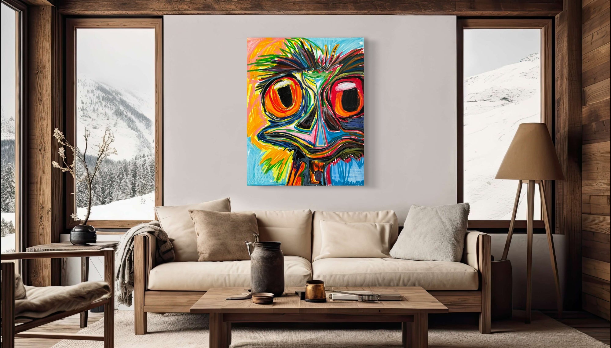 The Ostrich - Art Prints detail image - Resin Society