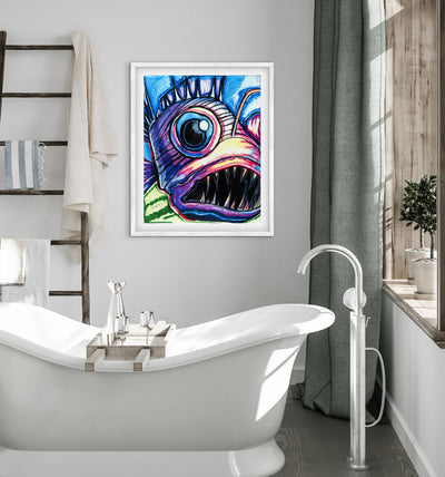 Angler Fish - Art Prints detail image - Resin Society