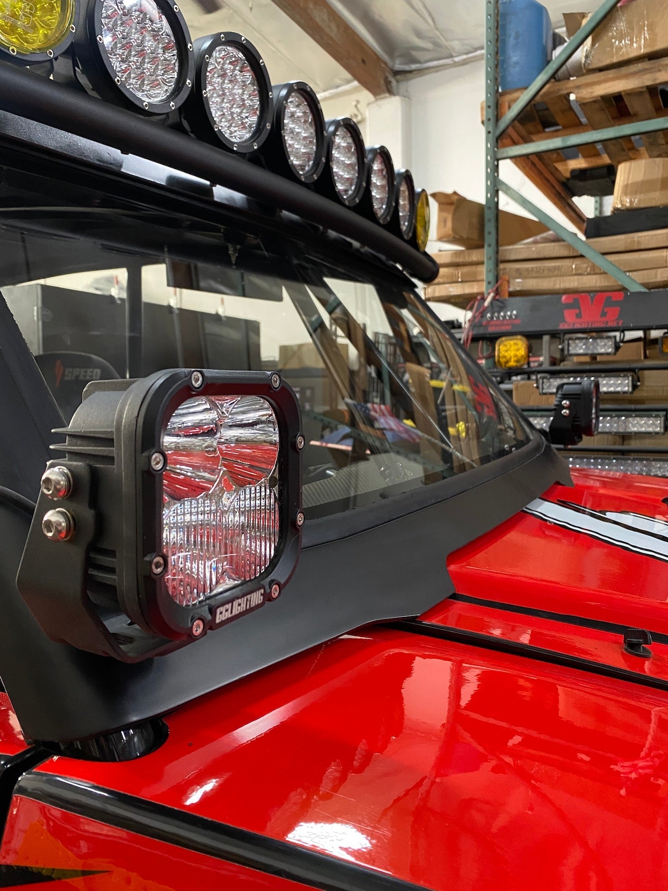Speed UTV Pillar Pod Mounts For Windshield by GGLighting - product image 11 for Resin Society