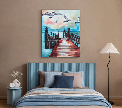 Coastal Seagulls - Art Prints detail image - Resin Society