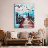 Coastal Seagulls - Art Prints detail image - Resin Society