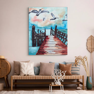 Coastal Seagulls - Art Prints detail image - Resin Society