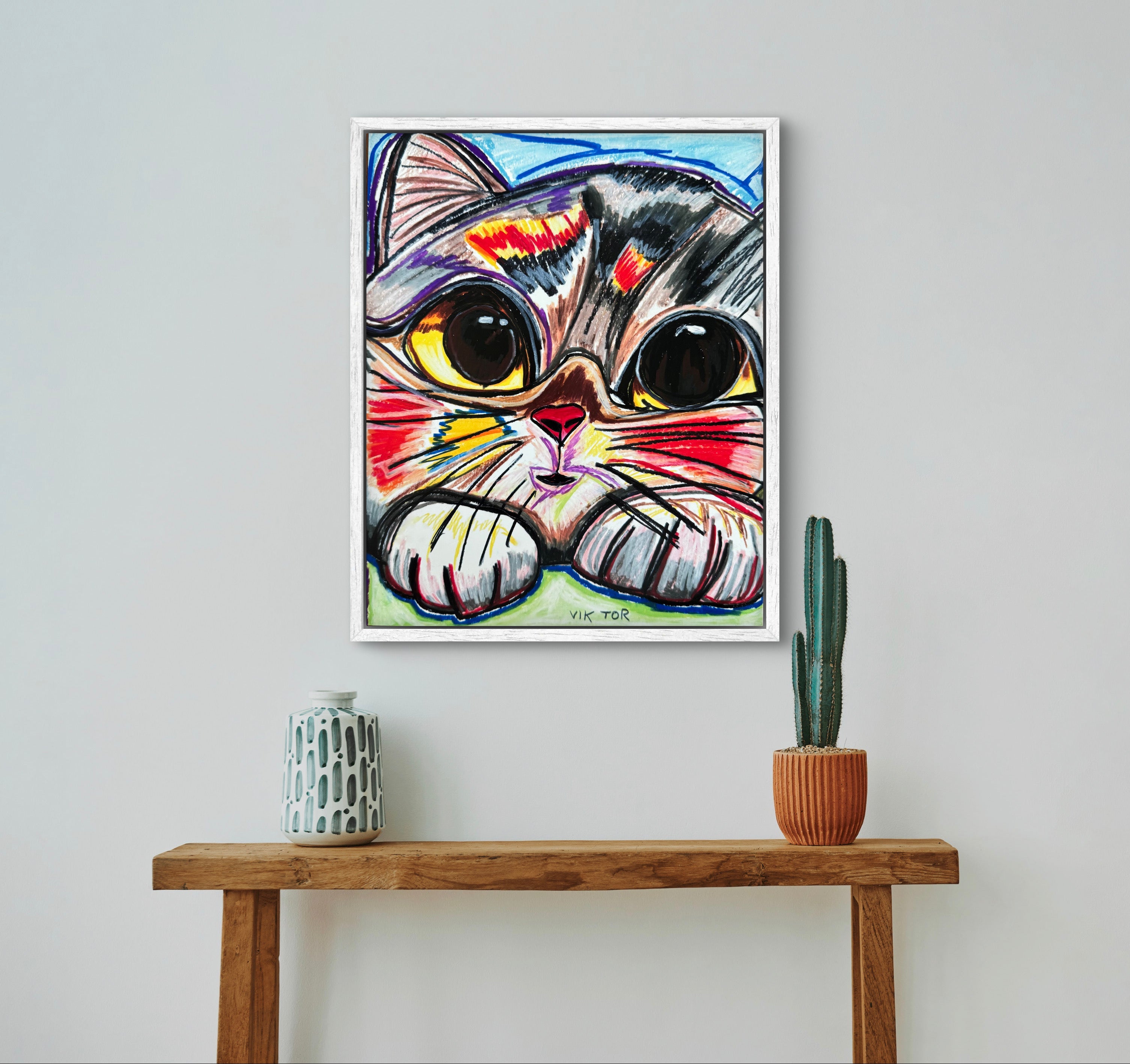 Cute Cat - Art Prints detail image - Resin Society