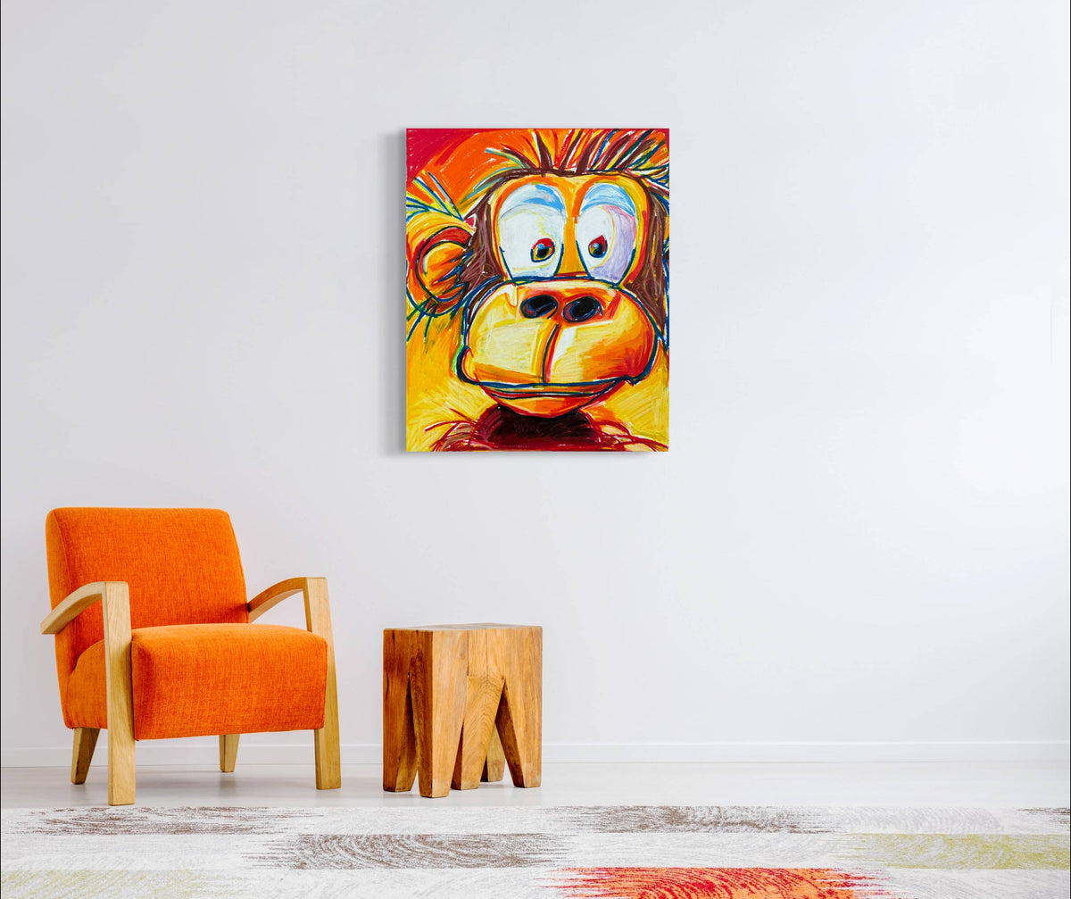 The Silly Monkey - Art Prints detail image - Resin Society