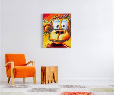 The Silly Monkey - Art Prints detail image - Resin Society