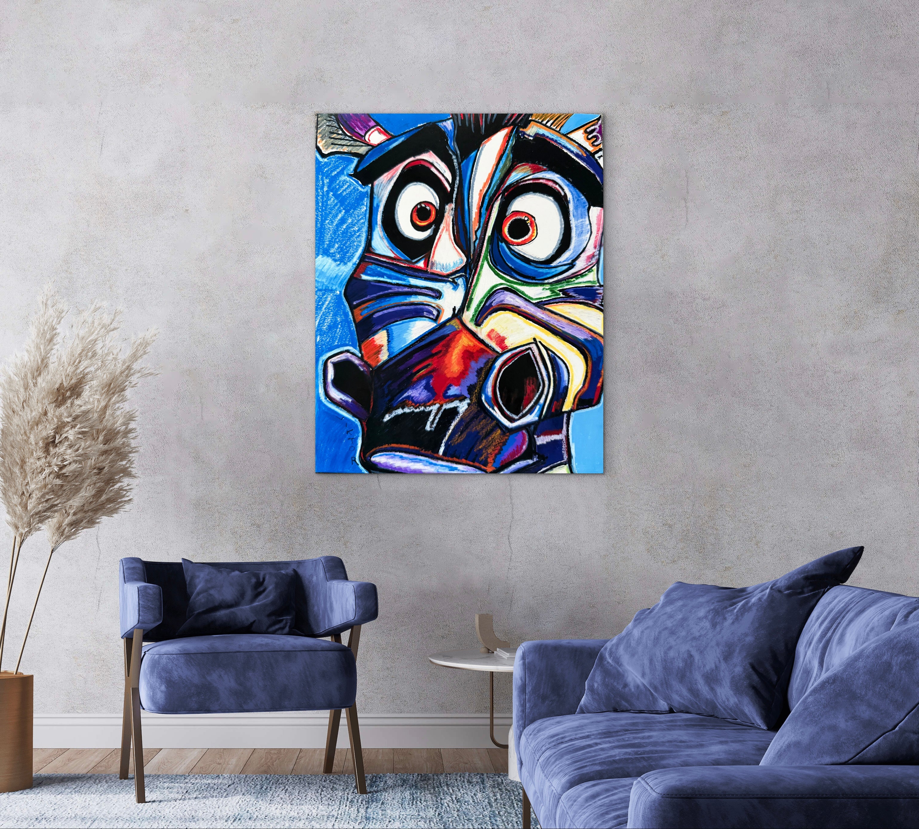 Zebra in Violet - Art Prints detail image - Resin Society