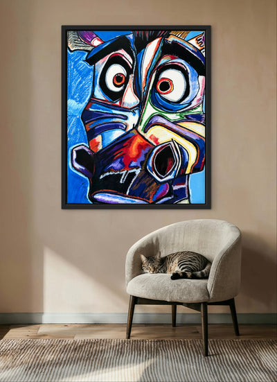 Zebra in Violet - Art Prints detail image - Resin Society