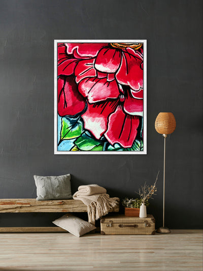 Zinnia Ember - Art Prints detail image - Resin Society