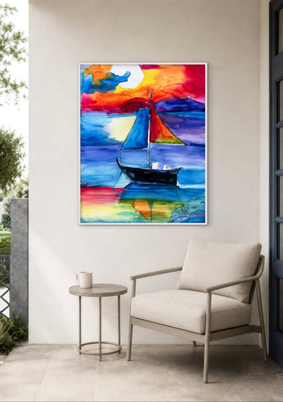 Sail Away - Art Prints detail image - Resin Society