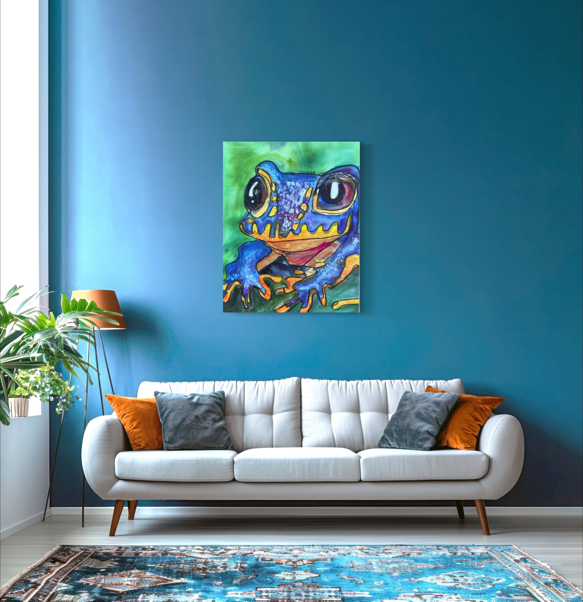 Watercolor Frog I - Art Prints detail image - Resin Society