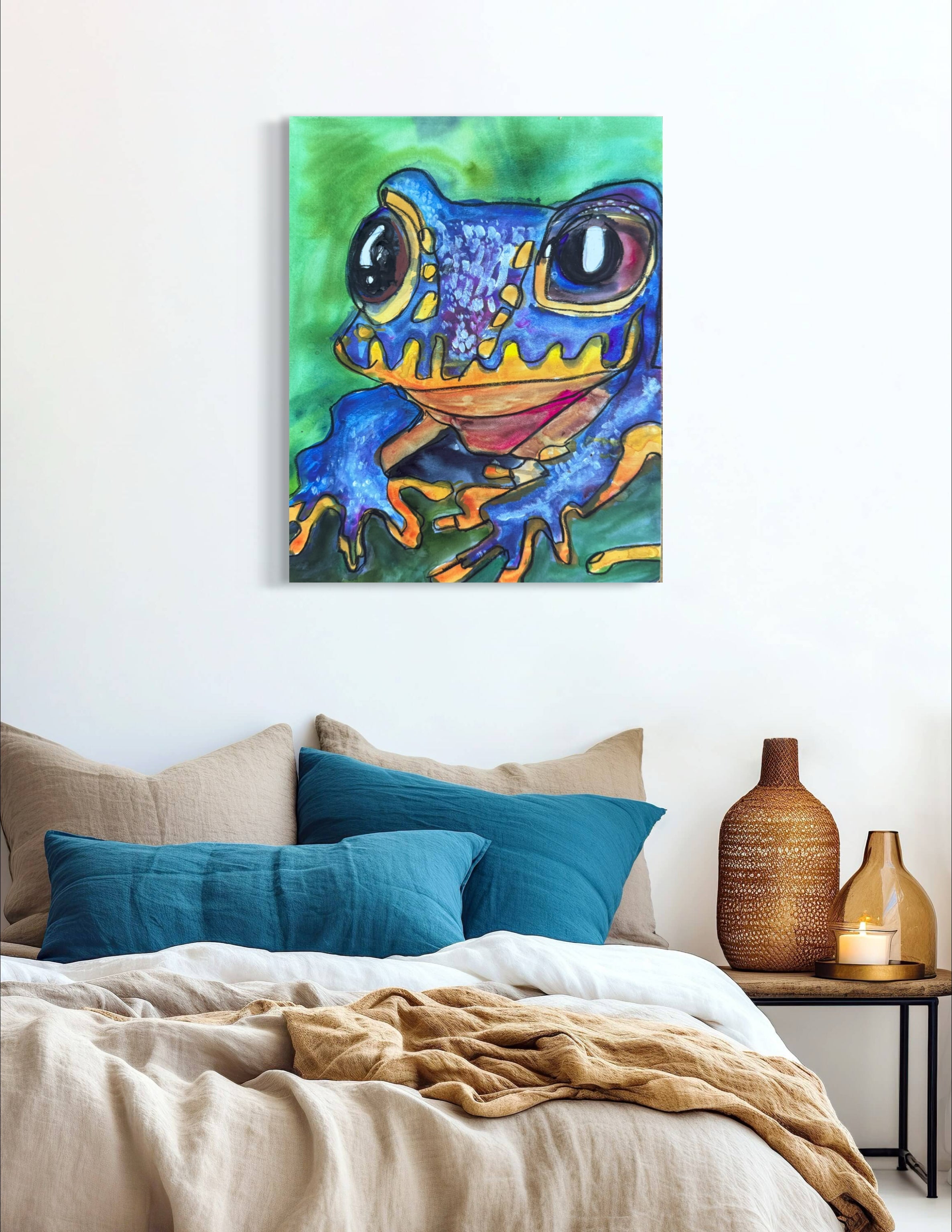 Watercolor Frog I - Art Prints detail image - Resin Society