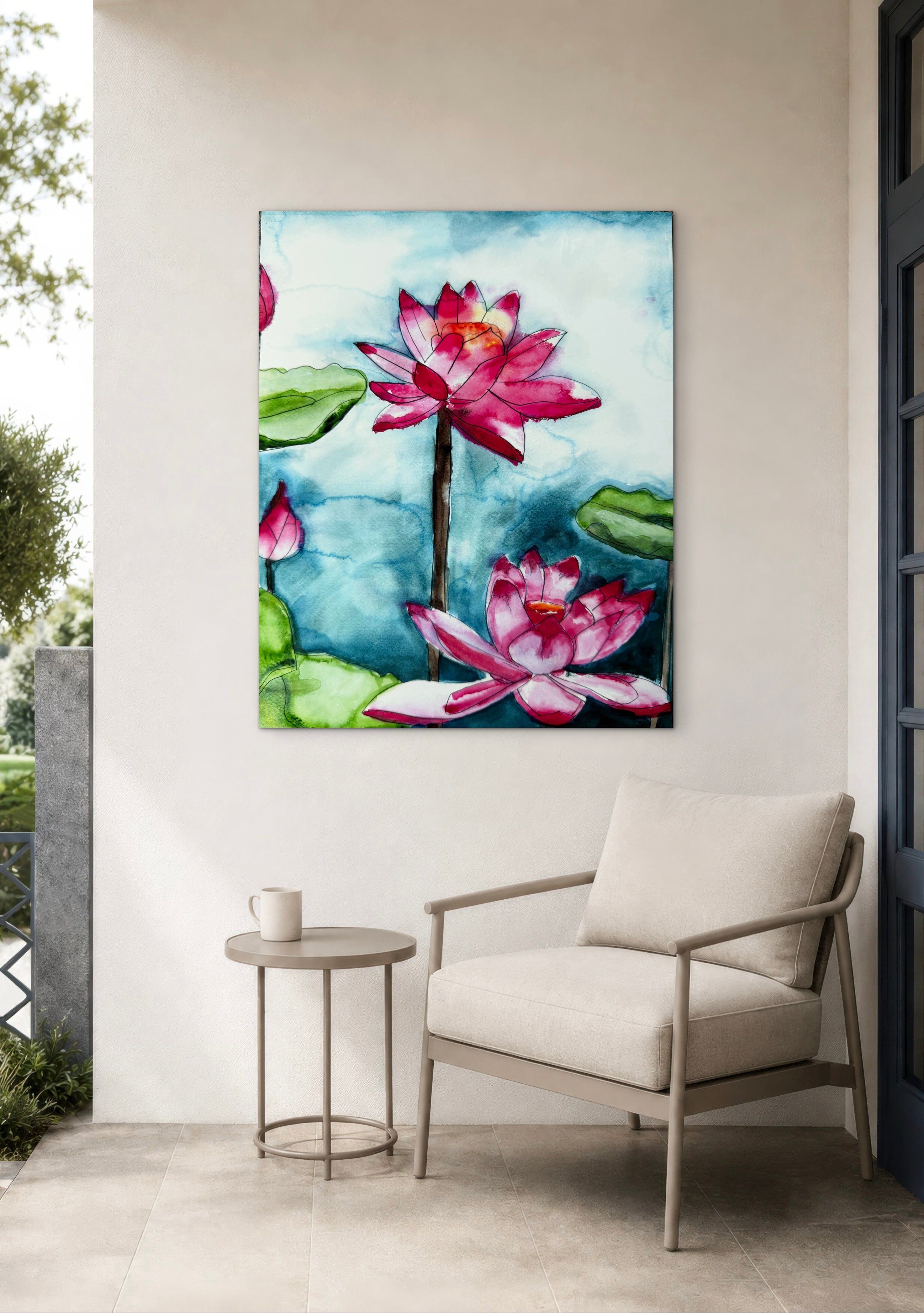 Lotus Bloom - Art Prints detail image - Resin Society