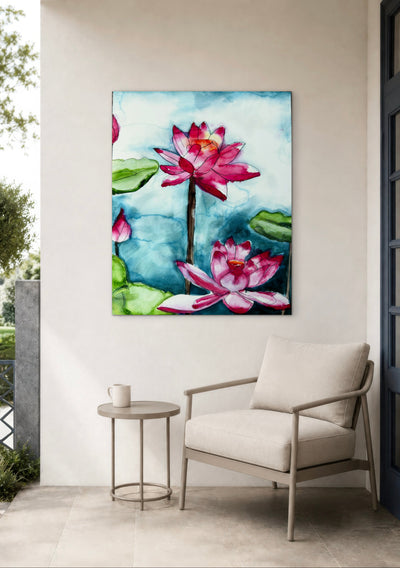 Lotus Bloom - Art Prints detail image - Resin Society