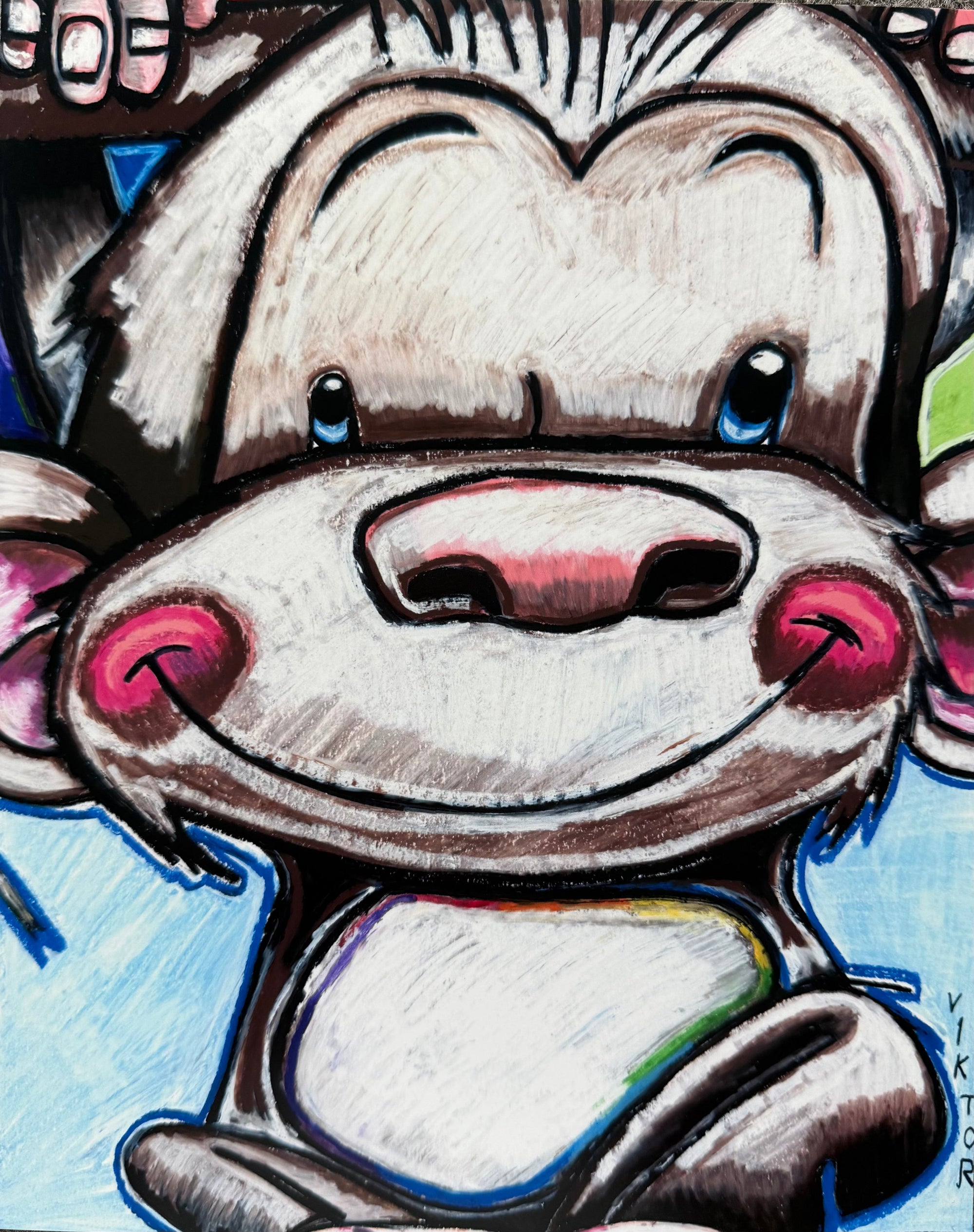 Monkeying Around - Art Prints by Vichy's Art - Resin Society