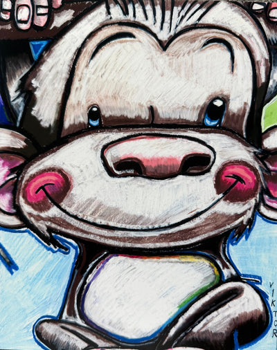 Monkeying Around - Art Prints by Vichy's Art - Resin Society