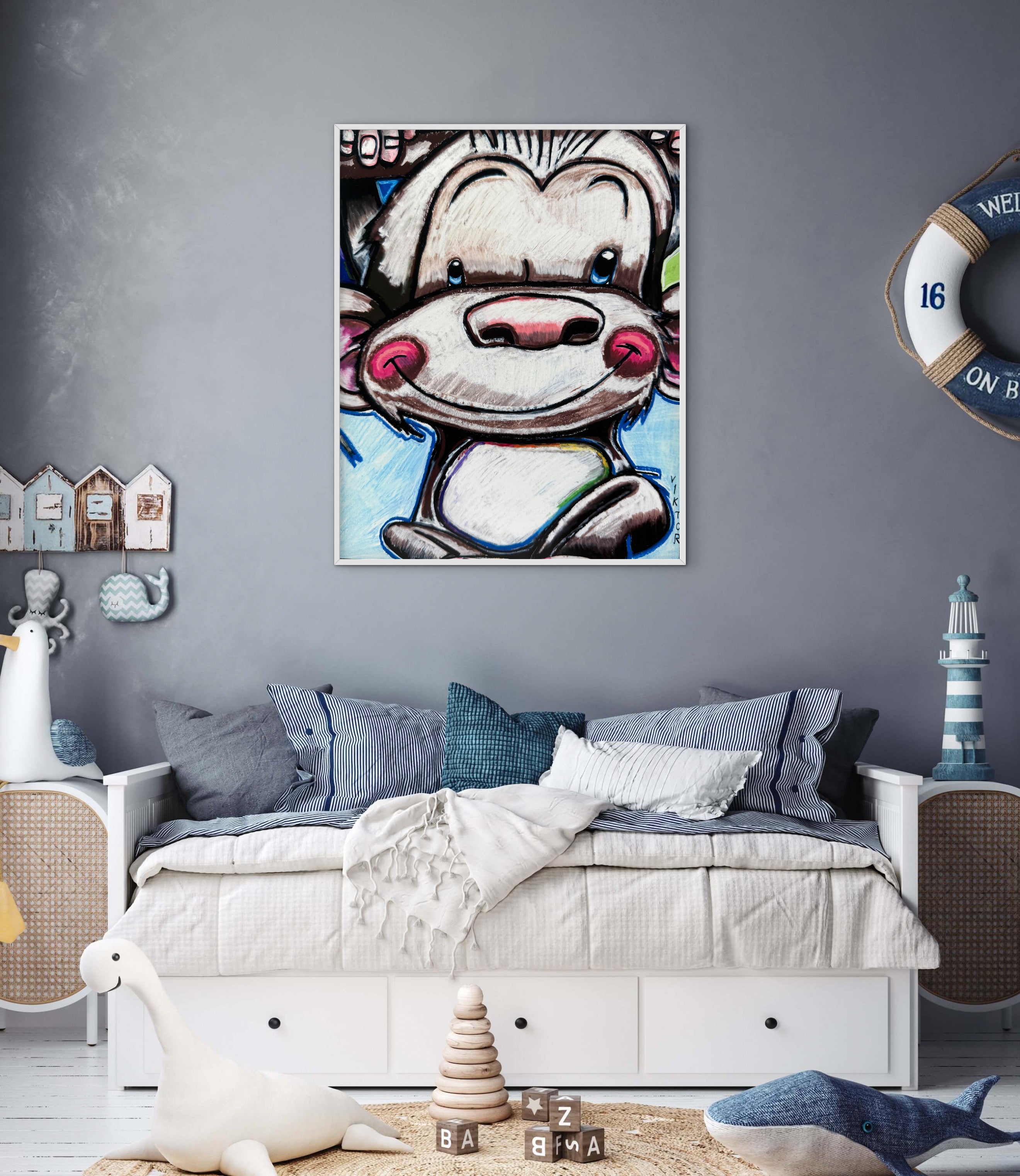 Monkeying Around - Art Prints detail image - Resin Society