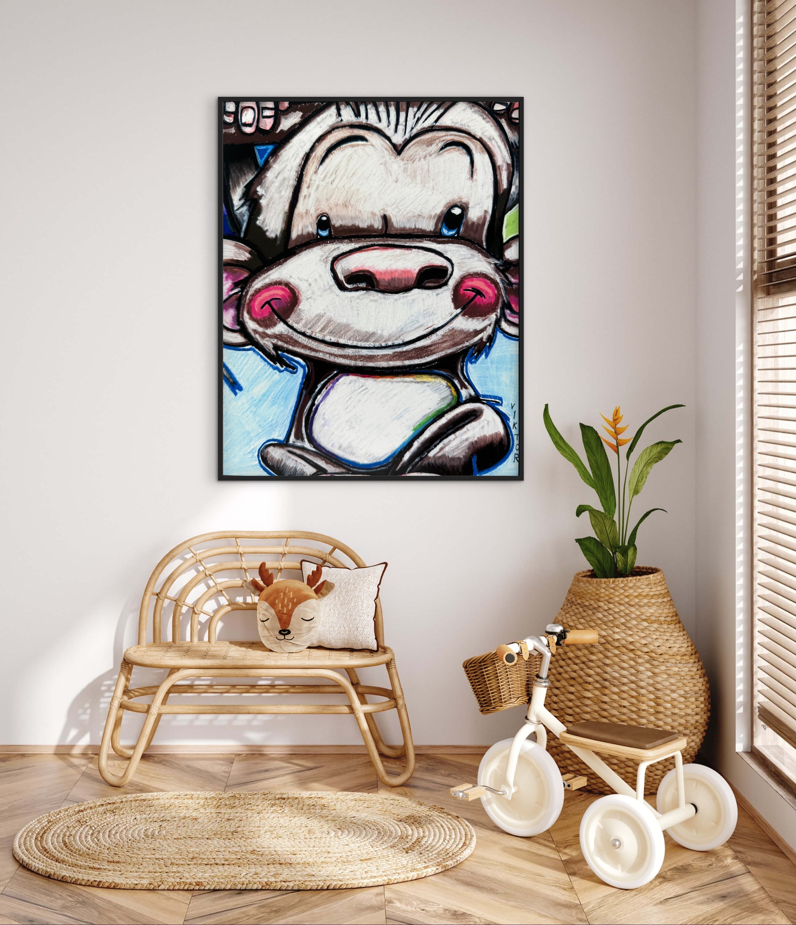 Monkeying Around - Art Prints detail image - Resin Society