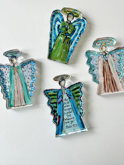 To Protect You Angel Acrylic Tabletop Art