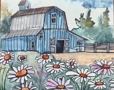 Daisy - Art Prints by Vichy's Art - Resin Society