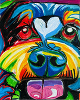 The Schnauzer Dog - Art Prints by Vichy's Art - Resin Society