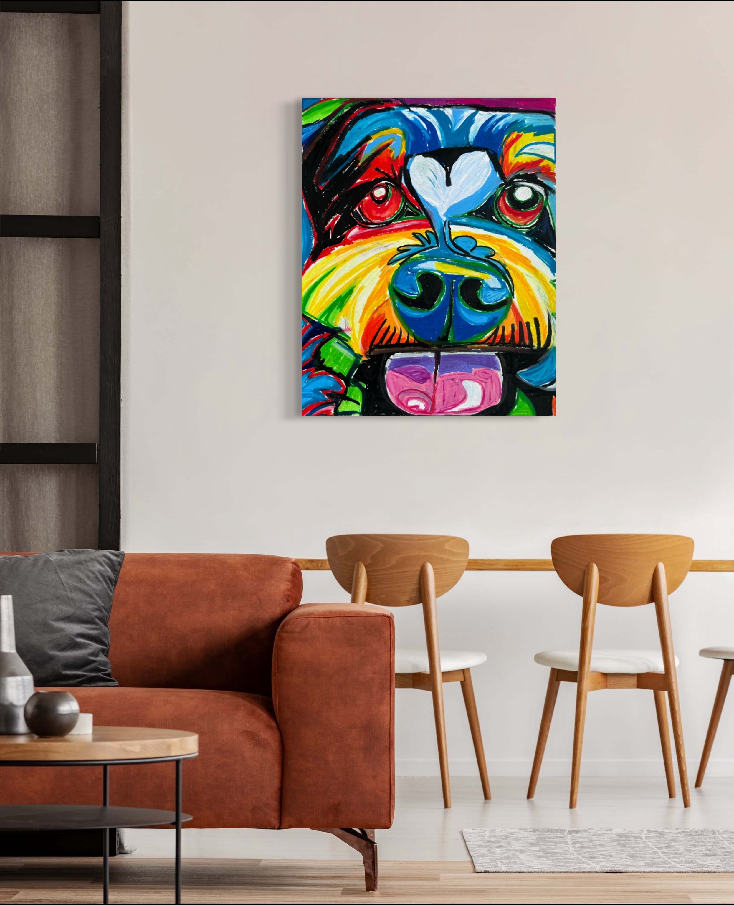 The Schnauzer Dog - Art Prints detail image - Resin Society