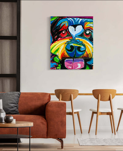 The Schnauzer Dog - Art Prints detail image - Resin Society
