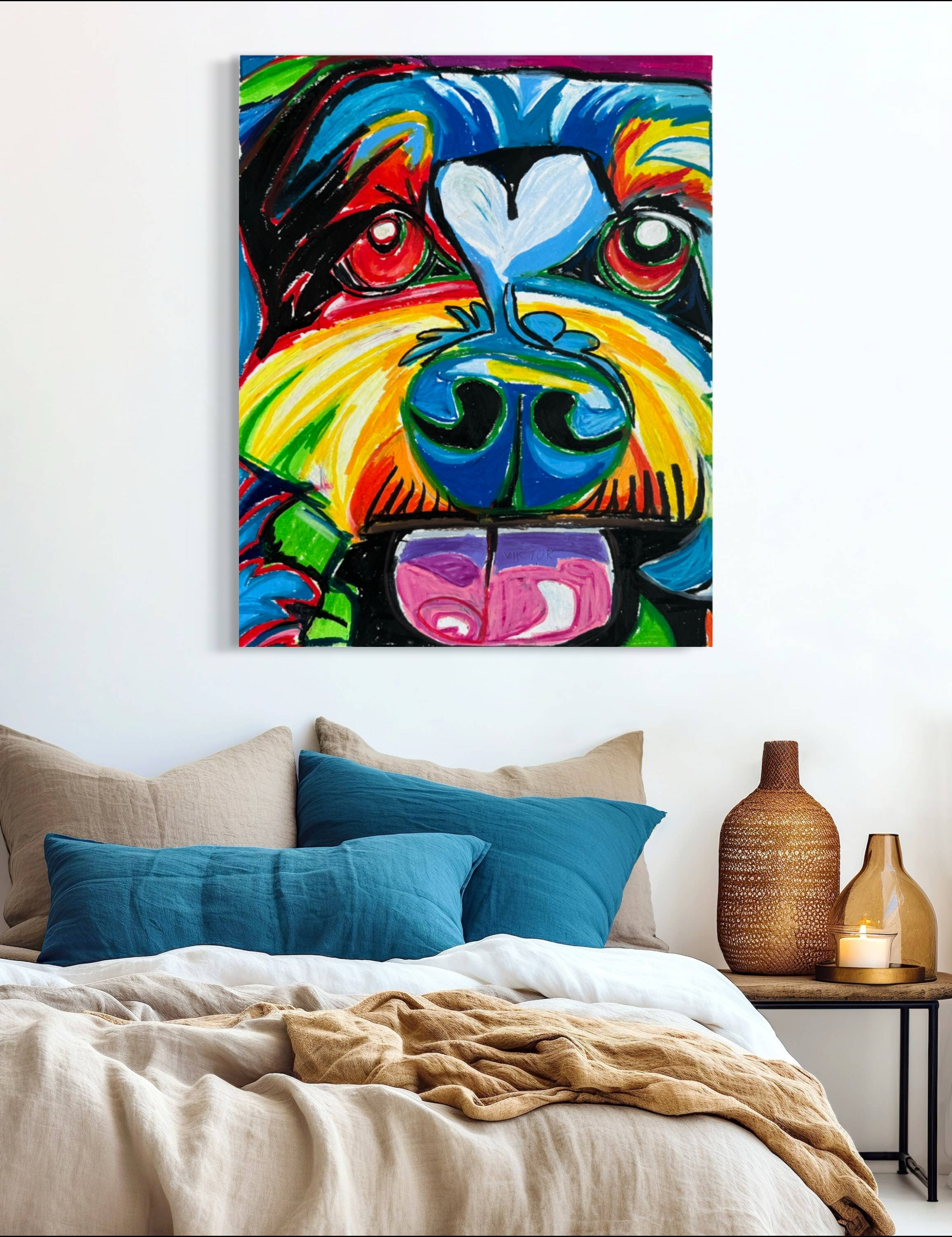 The Schnauzer Dog - Art Prints detail image - Resin Society