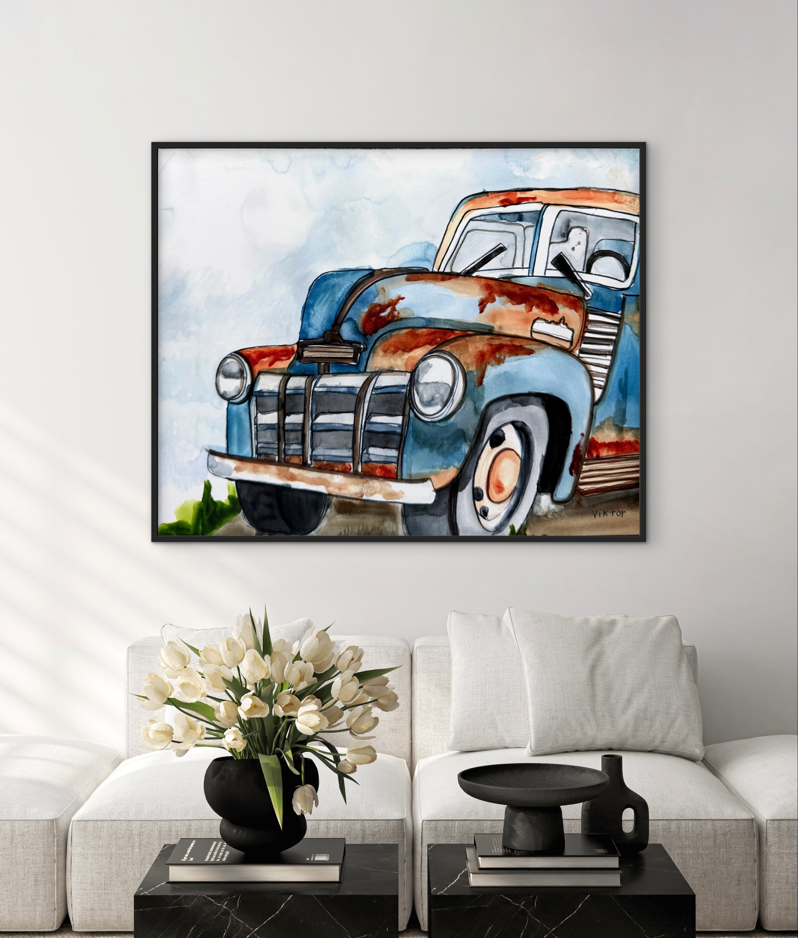Vintage Transport - Art Prints by Vichy's Art - Resin Society