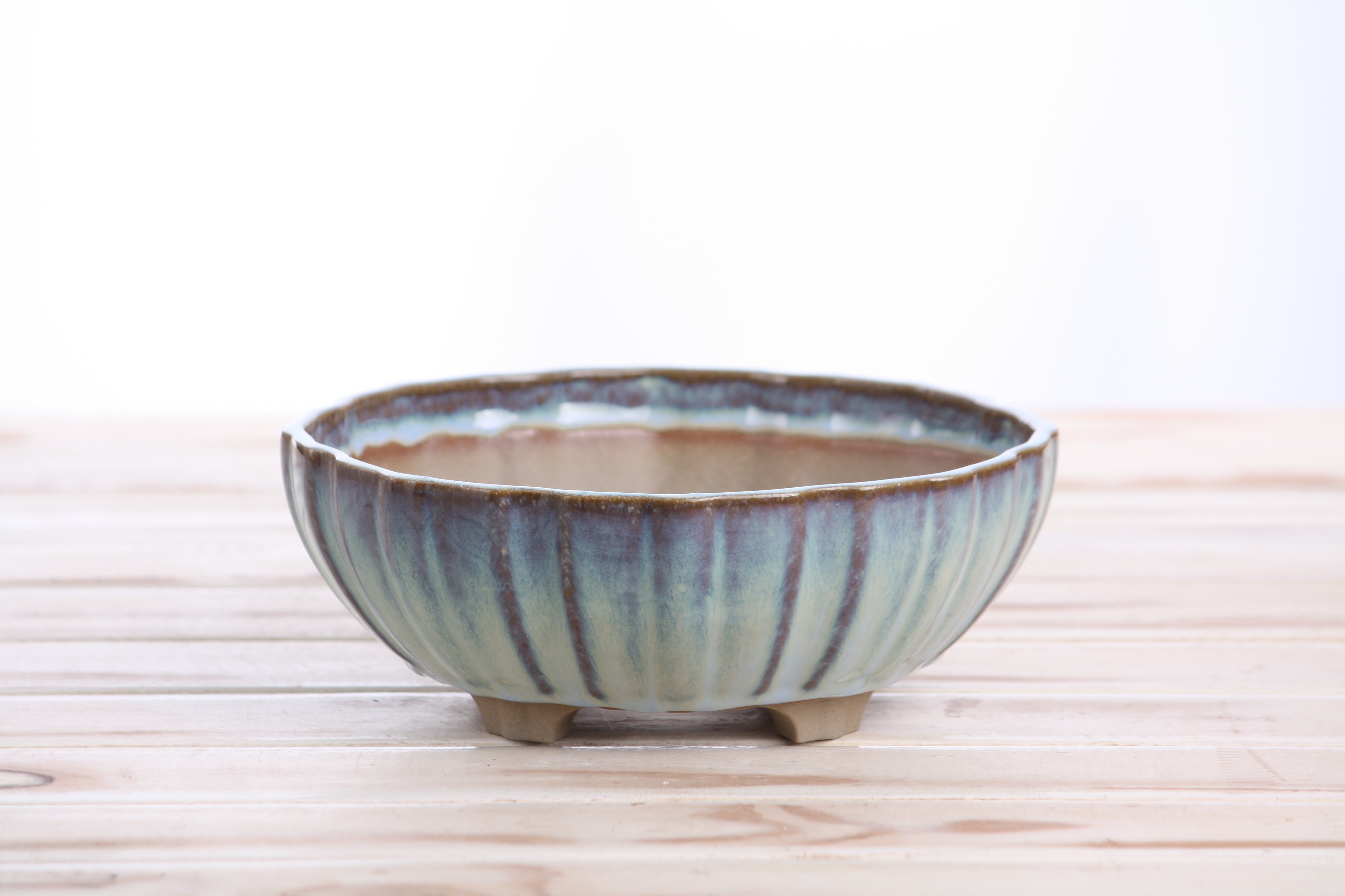 Willow Bonsai Ceramics Lily Bonsai Pot 7 Inch – Glacier
