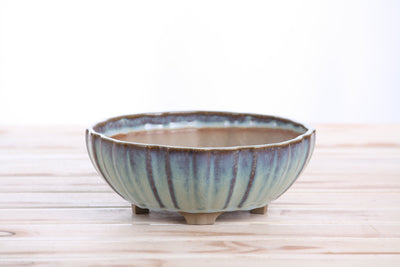 Willow Bonsai Ceramics Lily Bonsai Pot 7 Inch – Glacier