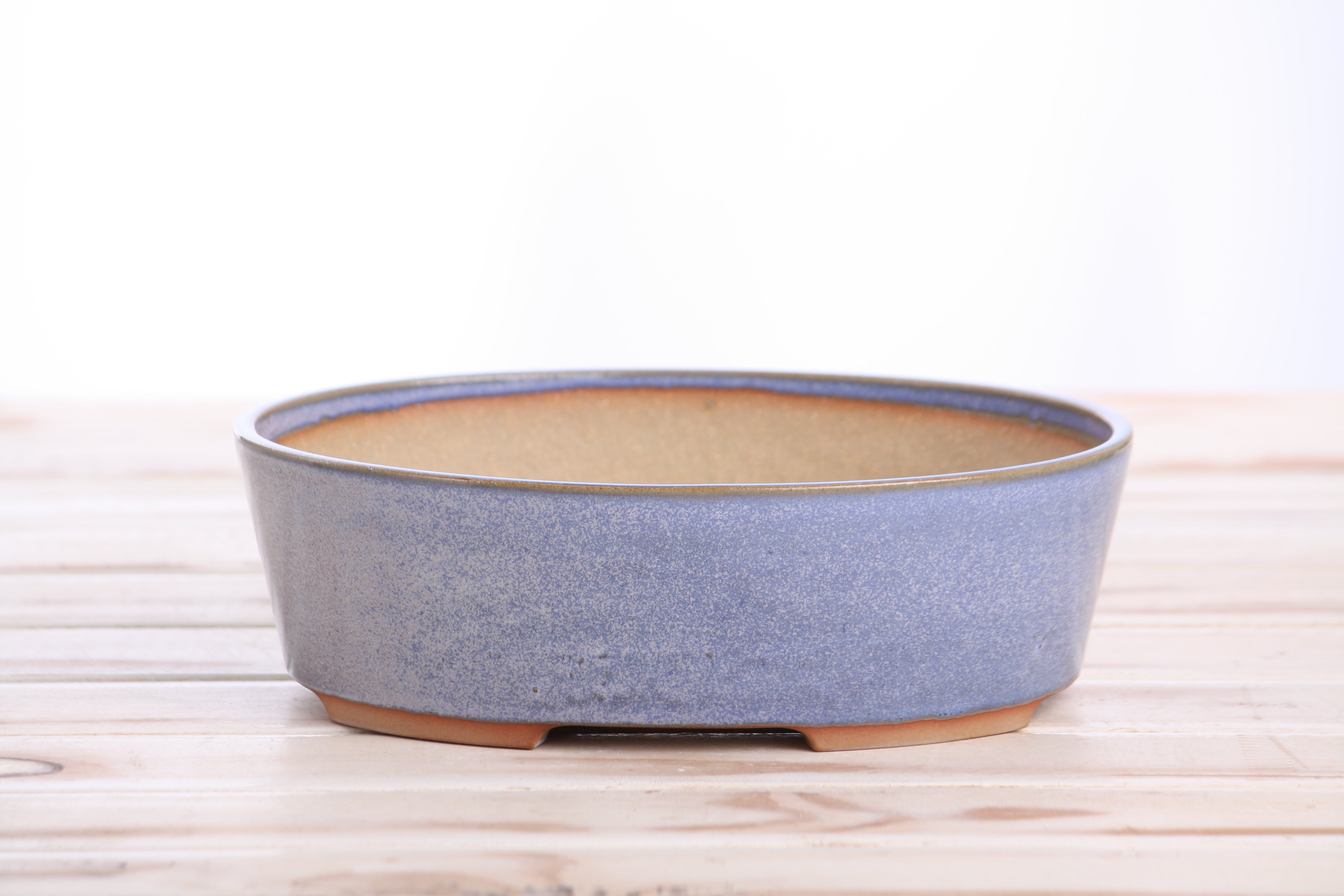 Willow Bonsai Ceramics Oval A Bonsai Pot 8 Inch – Denim