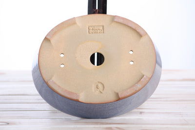 Willow Bonsai Ceramics Oval A Bonsai Pot 8 Inch – Denim
