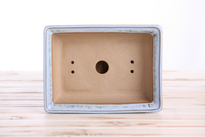 Willow Bonsai Ceramics Rectangle Bonsai Pot 8 Inch – Glacier