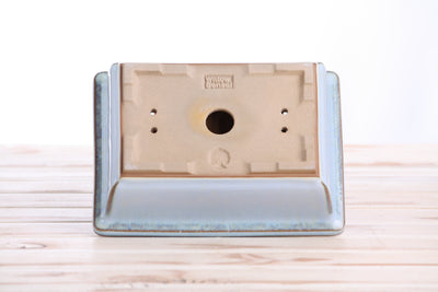 Willow Bonsai Ceramics Rectangle Bonsai Pot 8 Inch – Glacier