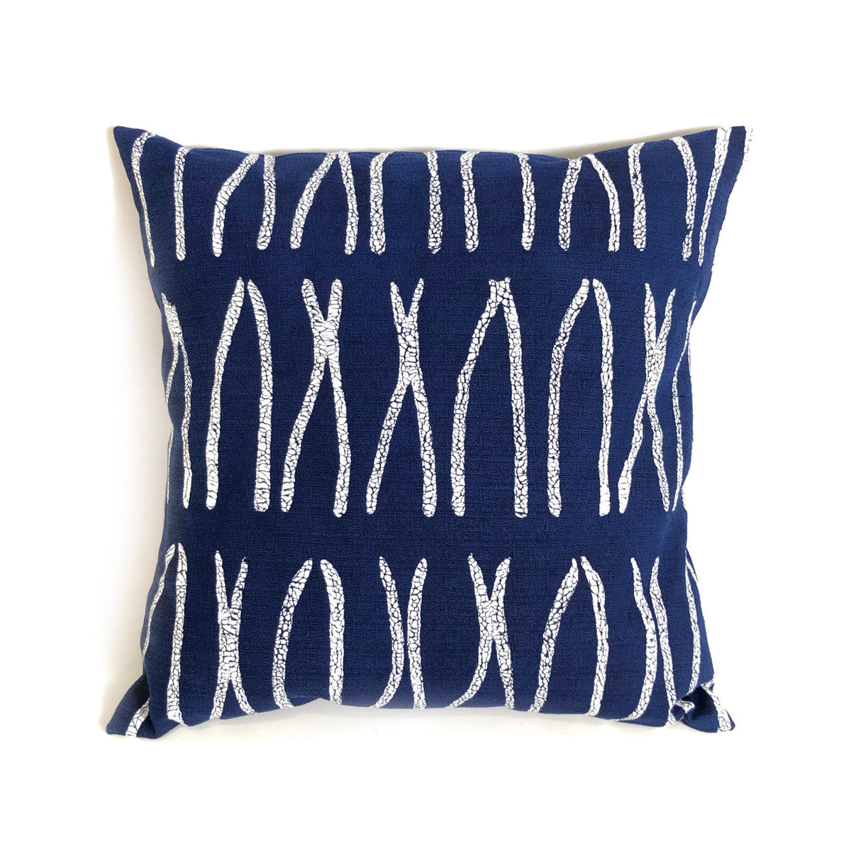 Sadza Lines Pillow Cover - Touareg Indigo by Mbare Ltd - main product image for Resin Society