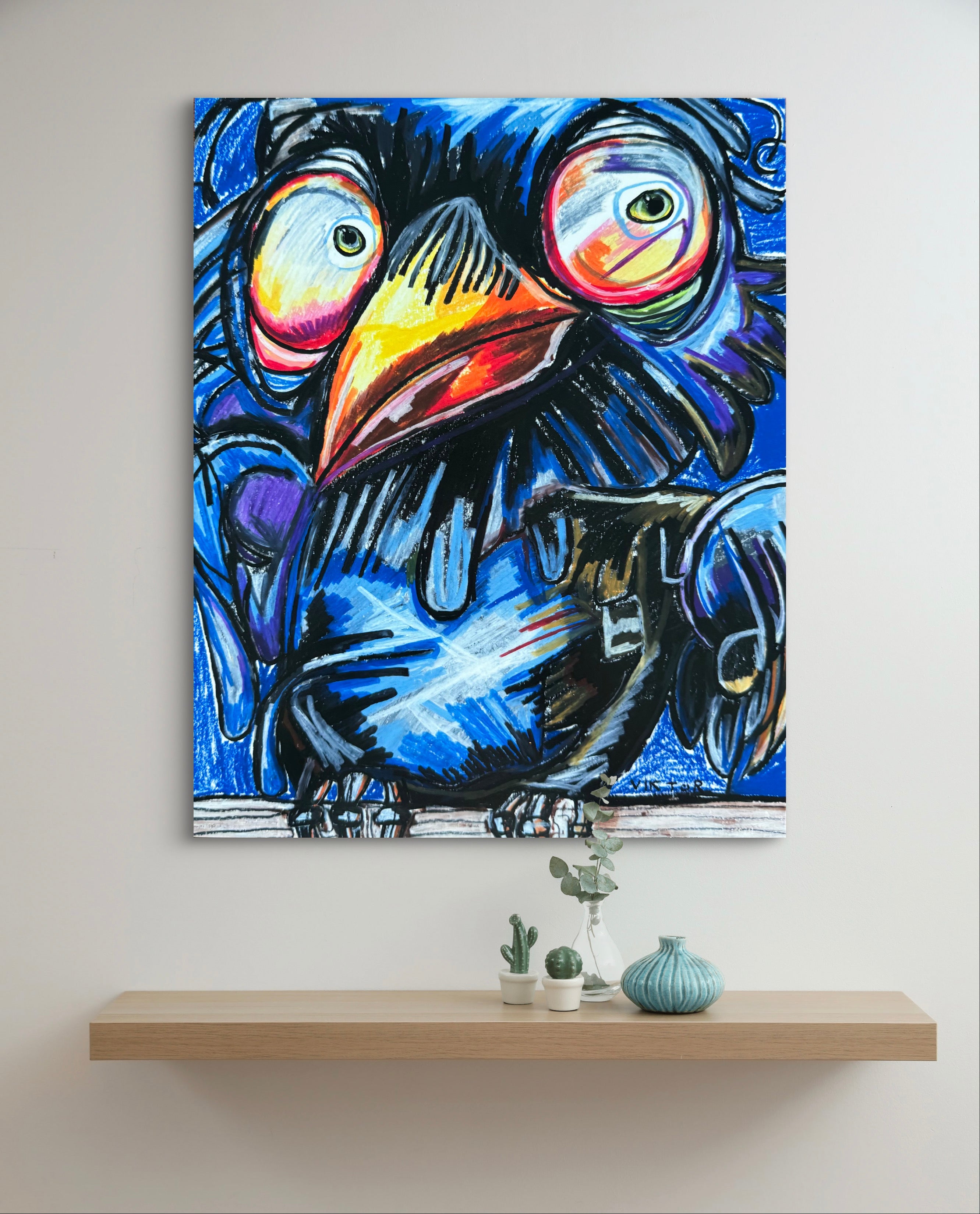 Edgar The Crow - Art Prints detail image - Resin Society