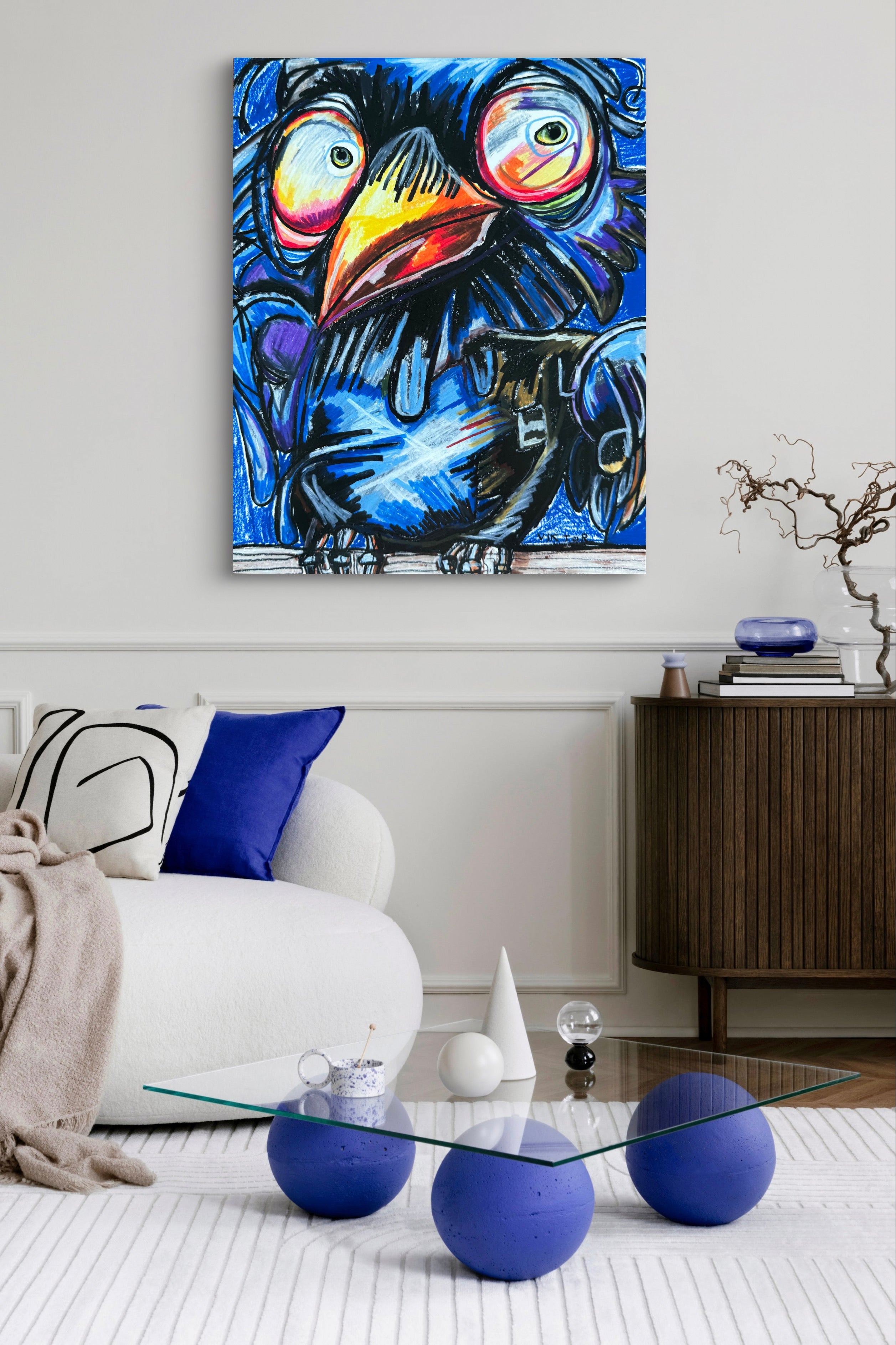 Edgar The Crow - Art Prints detail image - Resin Society
