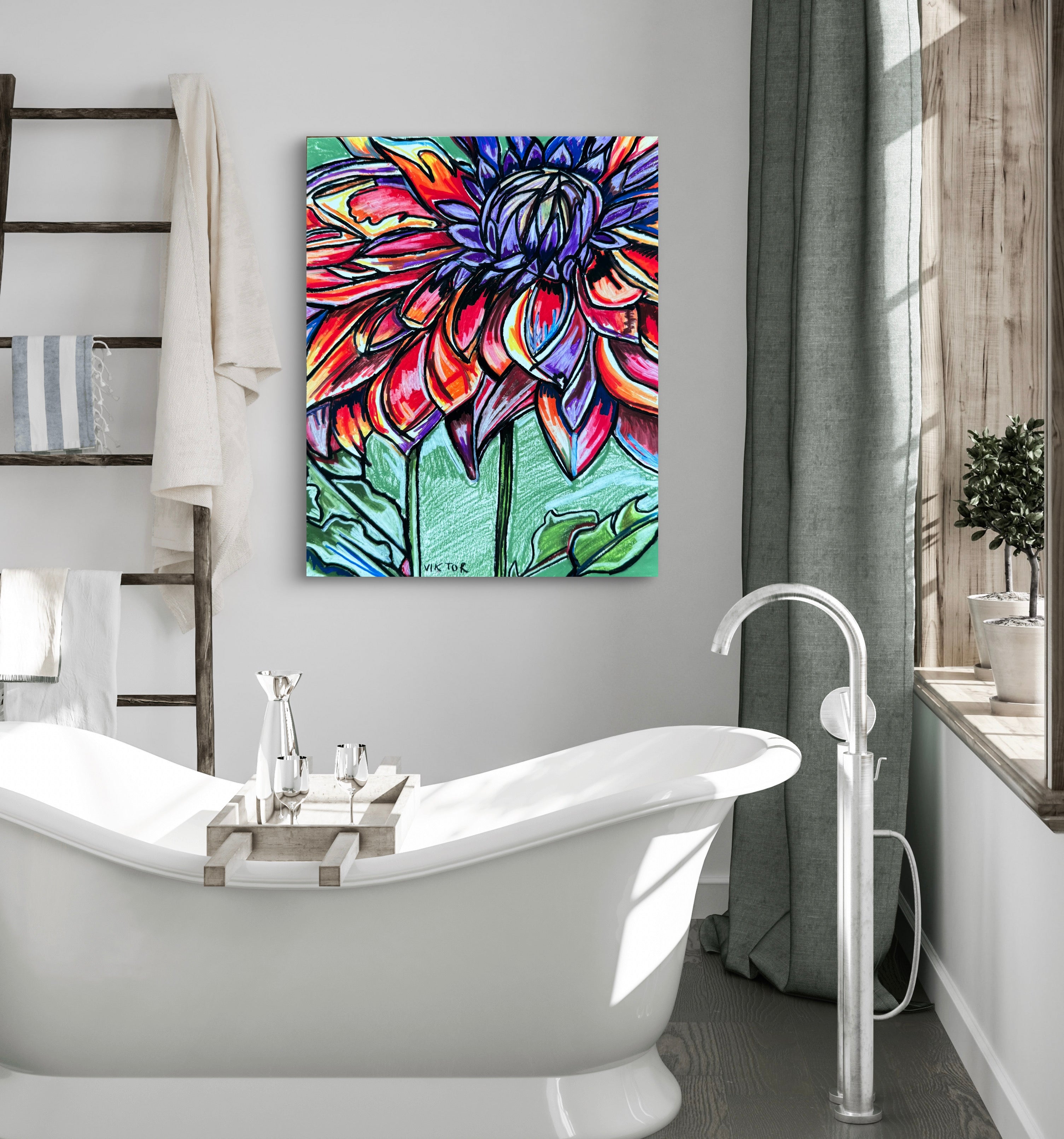 Dahlia - Art Prints detail image - Resin Society