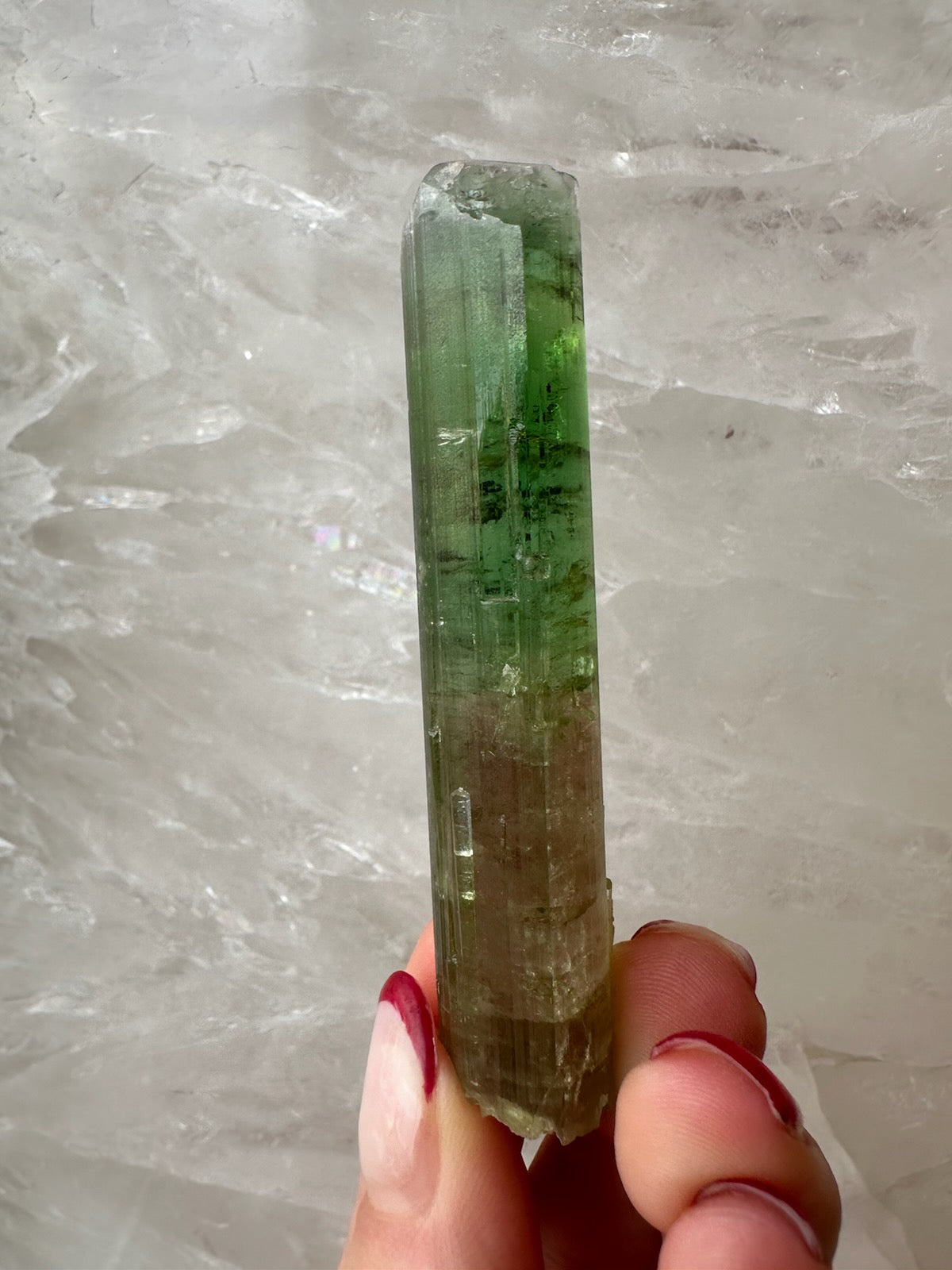 Watermelon Tourmaline Paprok, Nuristan, Afghanistan by Rare Earth Gallery - main product image for Resin Society