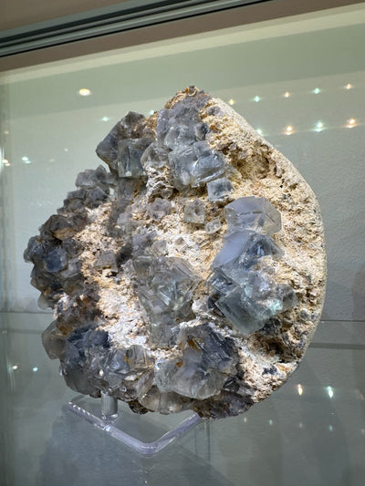 Blue Fluorite on Matrix 1.8 kg