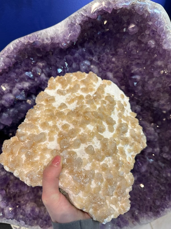 Yellow Orange Heulandite on Mordenite 4 kg by Rare Earth Gallery - product image 2 for Resin Society