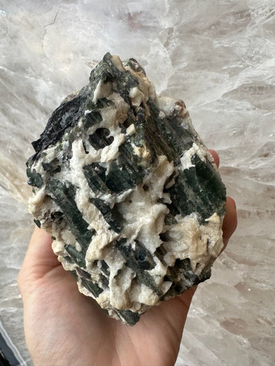Tourmalinated Albite Cluster 1.1 kg by Rare Earth Gallery - product image 7 for Resin Society